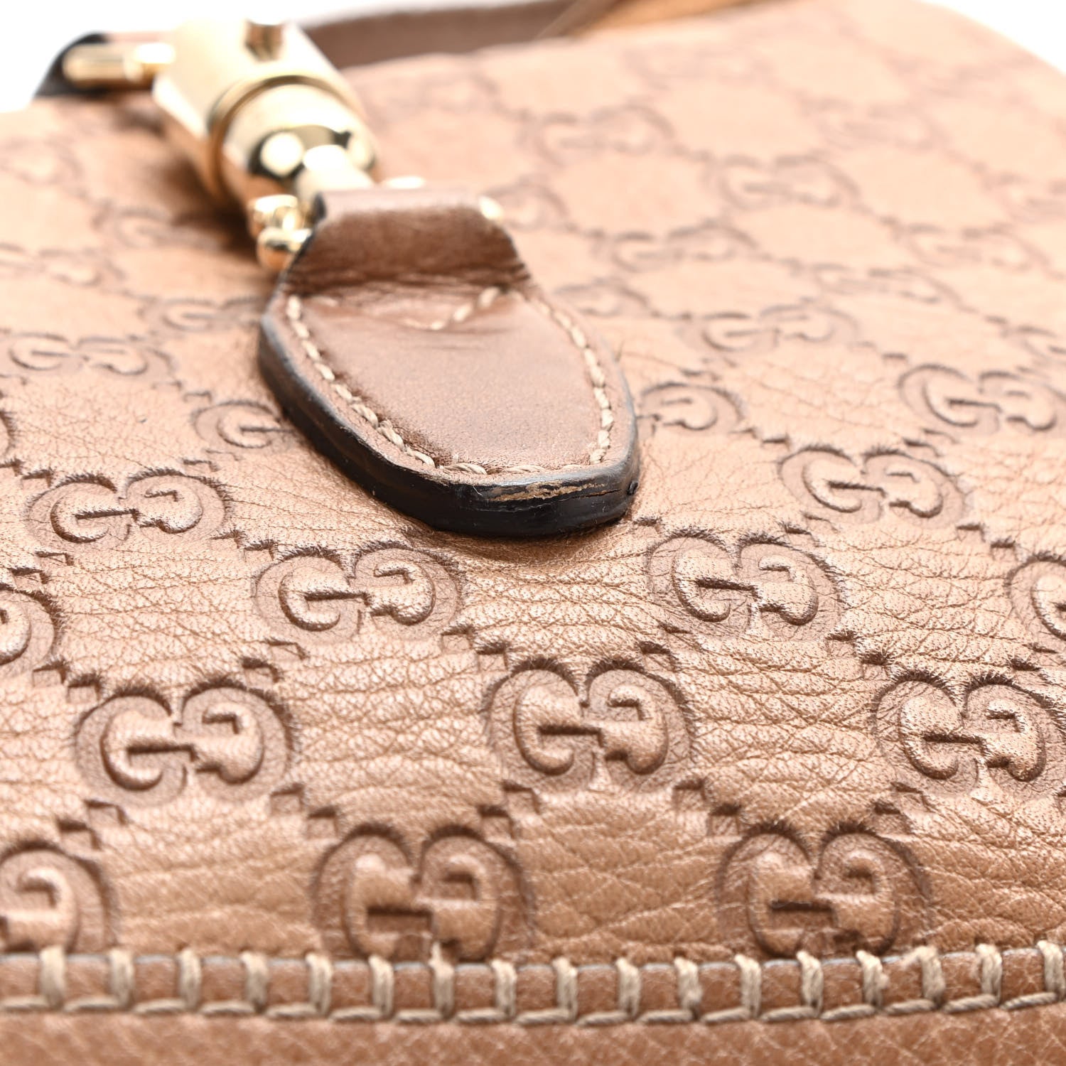 Gucci Guccissima Old Libeccio Medium New Jackie Hobo Old Naturale 11 of 11