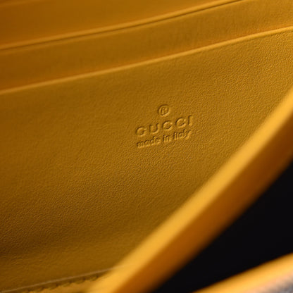 Gucci GG Supreme Monogram Mini Dionysus Chain Wallet Beige Yellow 6 of 11