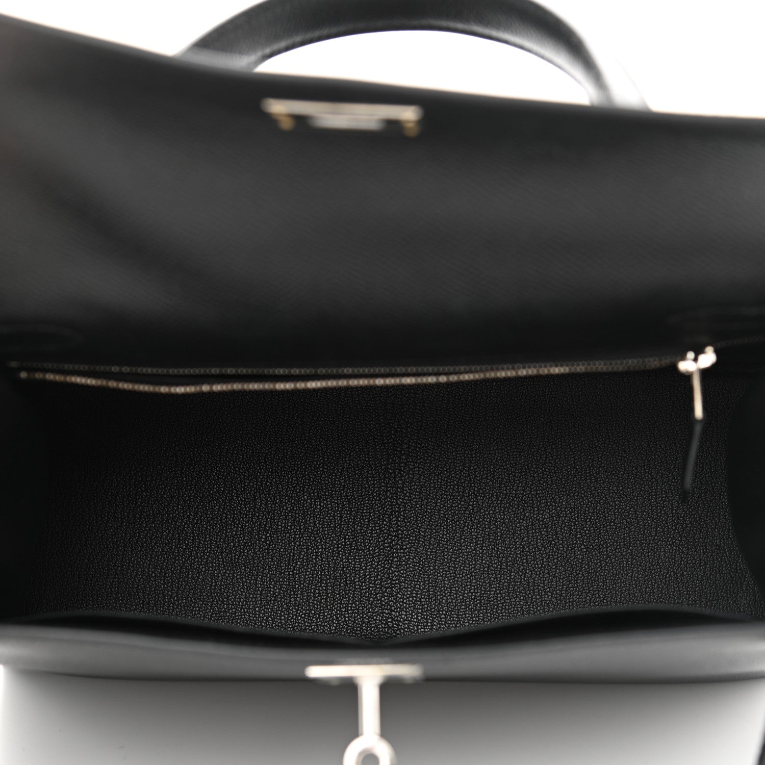 Hermes Epsom Kelly Sellier 28 Black 5 of 11