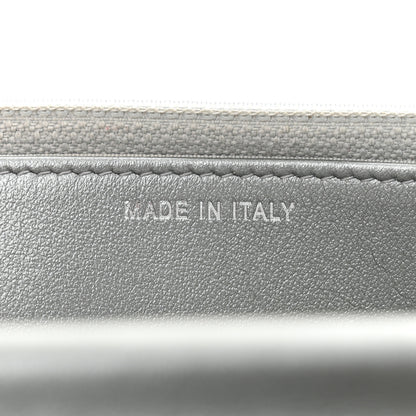 Chanel Metallic Lambskin Camellia Crystal Wallet on Chain WOC Silver 7 of 13