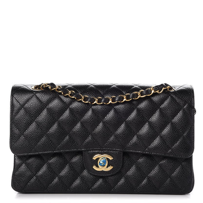 Chanel Caviar Quilted Medium Double Flap Black 1 of 8