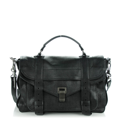 Proenza Schouler Lambskin Medium PS1 Satchel Black 1 of 8