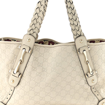 Gucci Guccissima Medium Pelham Shoulder Bag Off White 8 of 11