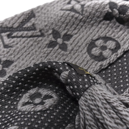 Louis Vuitton Wool Silk Logomania Scarf Verone 4 of 5