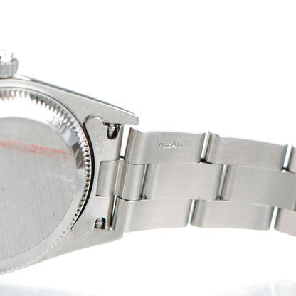 Rolex Stainless Steel 18K White Gold 24mm Oyster Perpetual Watch Pink 76094 7 of 8