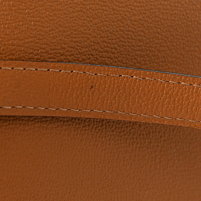 Delvaux Grained Calfskin Mini Brillant Satchel Natural 13 of 14