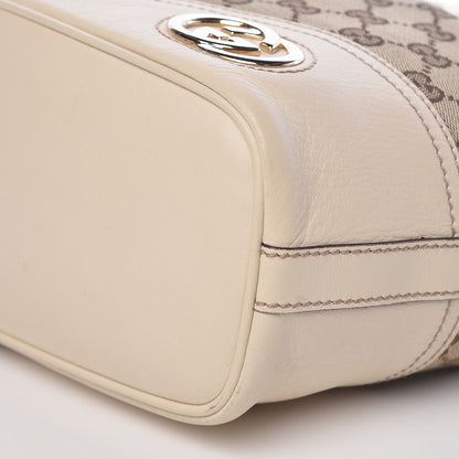 Gucci Monogram Medium New Britt Hobo Off White 9 of 10