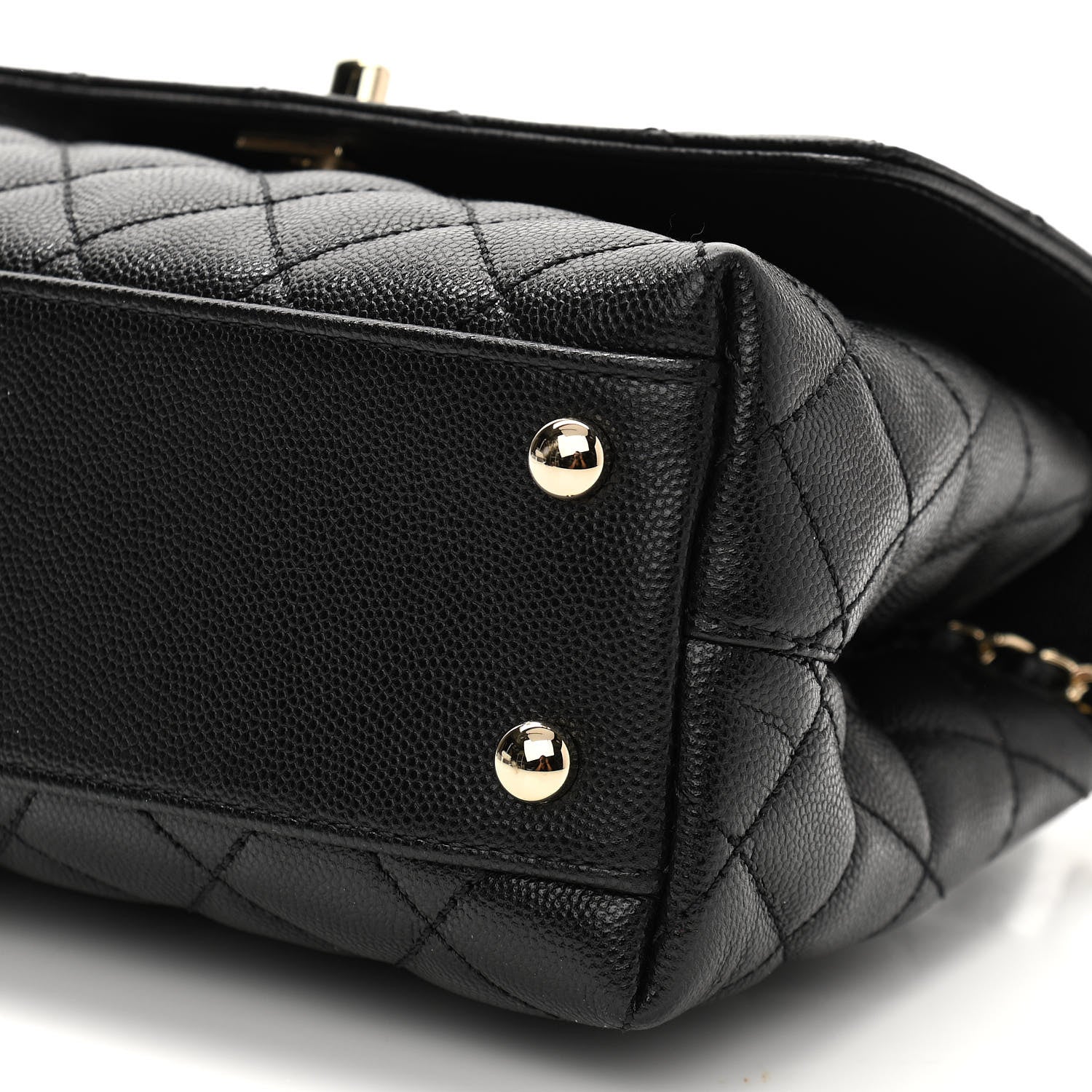 Chanel Caviar Quilted Mini Coco Handle Flap Black 10 of 10