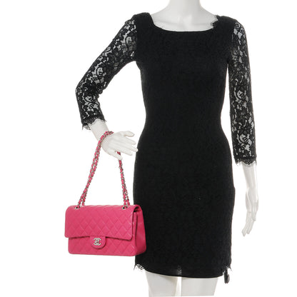 Chanel Lambskin Medium Double Flap Pink 2 of 9