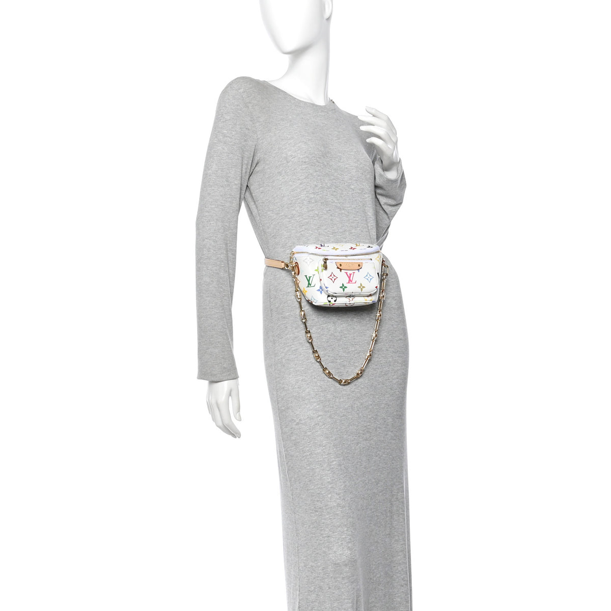 Louis Vuitton LV X TM Monogram Multicolor Mini Bumbag White 2 of 10