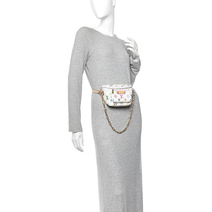 Louis Vuitton LV X TM Monogram Multicolor Mini Bumbag White 2 of 10