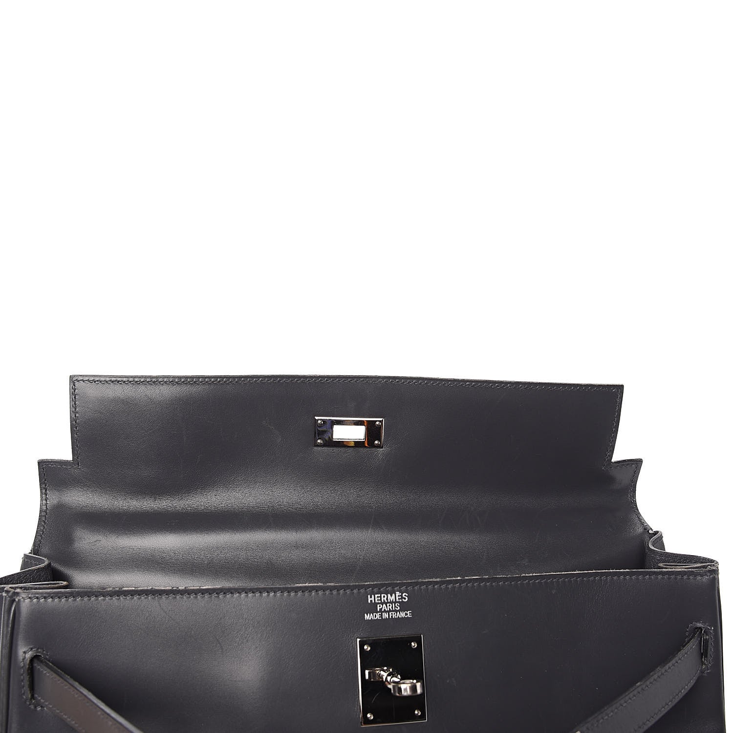 Hermes Box Kelly Retourne 35 Graphite 31 of 41