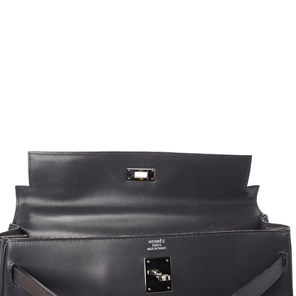 Hermes Box Kelly Retourne 35 Graphite 31 of 41