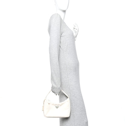 Prada Tessuto Nylon Mini Re-Edition 2000 Bag White 2 of 13