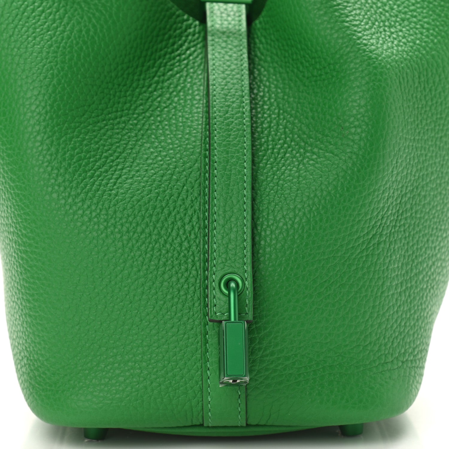 Hermes Taurillon Clemence Monochrome Picotin Lock 18 PM Bambou 7 of 10