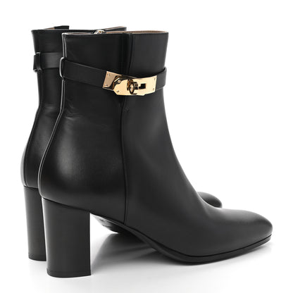 Hermes Calfskin Saint Germain Ankle Boots 39 Black 4 of 12