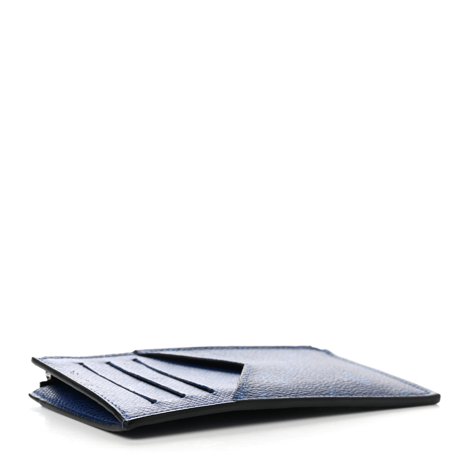 Louis Vuitton Monogram Taiga Coin Card Holder Cobalt 4 of 11