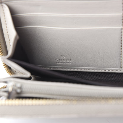Gucci Guccissima Signature Microguccissima Bree Zip Around Wallet Off White 5 of 8