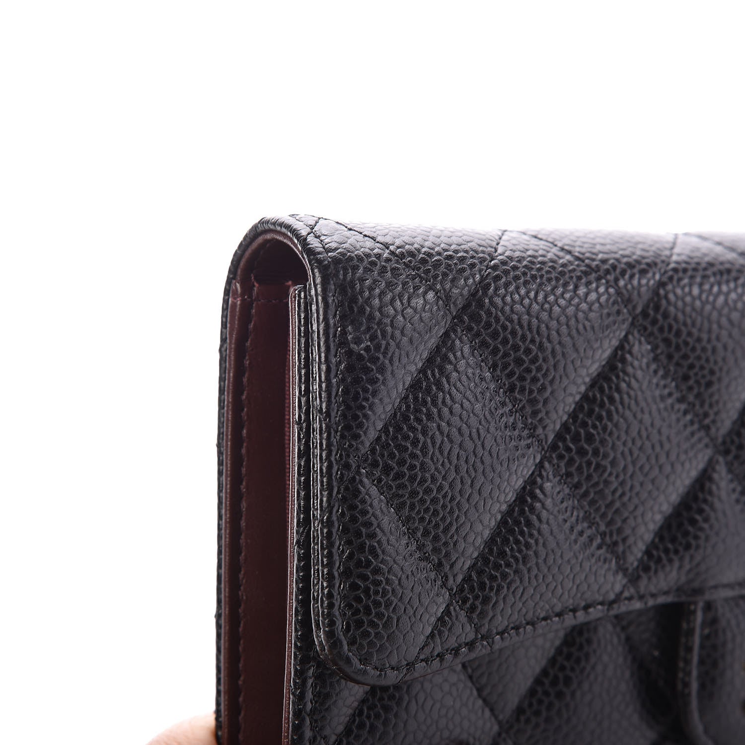 Chanel Caviar Quilted Large Flap Wallet Black 5 of 10