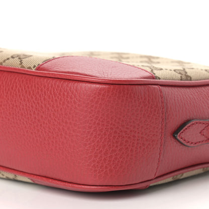 Gucci Monogram Mini Bree Messenger Bag Red 9 of 9