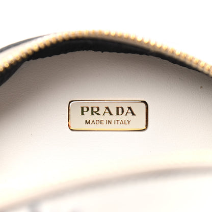 Prada Saffiano Lux Tie Dye Print Mini Odette Backpack White Pink Black 5 of 7