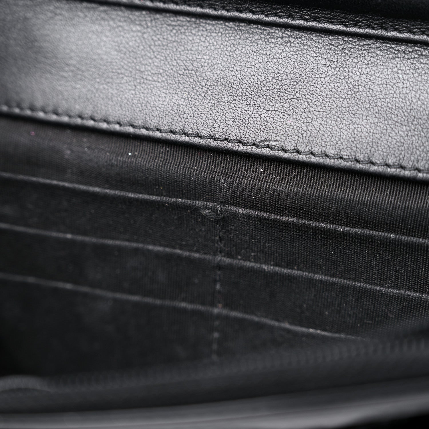 Chanel Patent Quilted Brilliant Wallet On Chain WOC Black 11 of 12