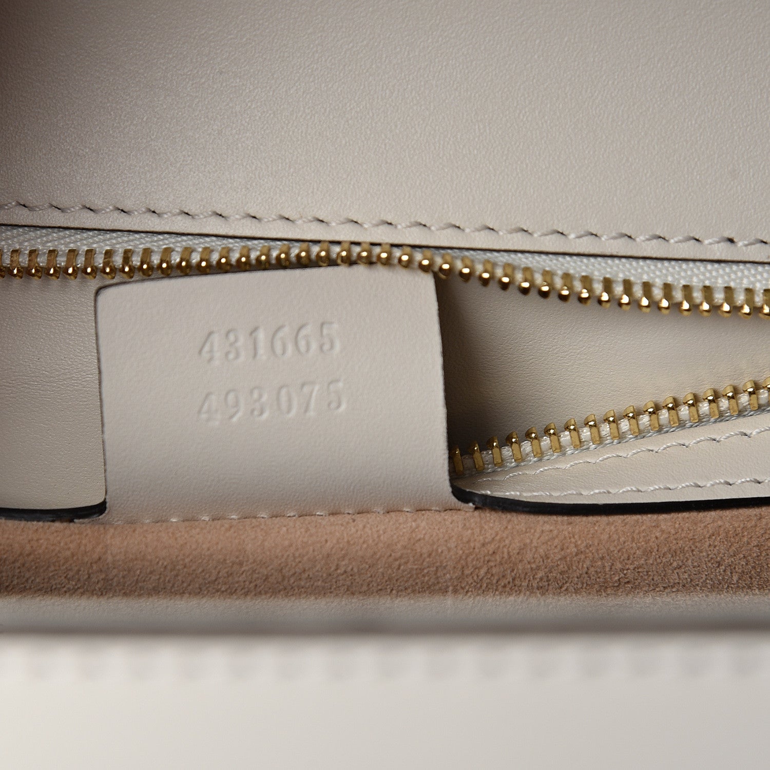 Gucci Calfskin Embroidered Medium Sylvie Top Handle Bag White 6 of 9