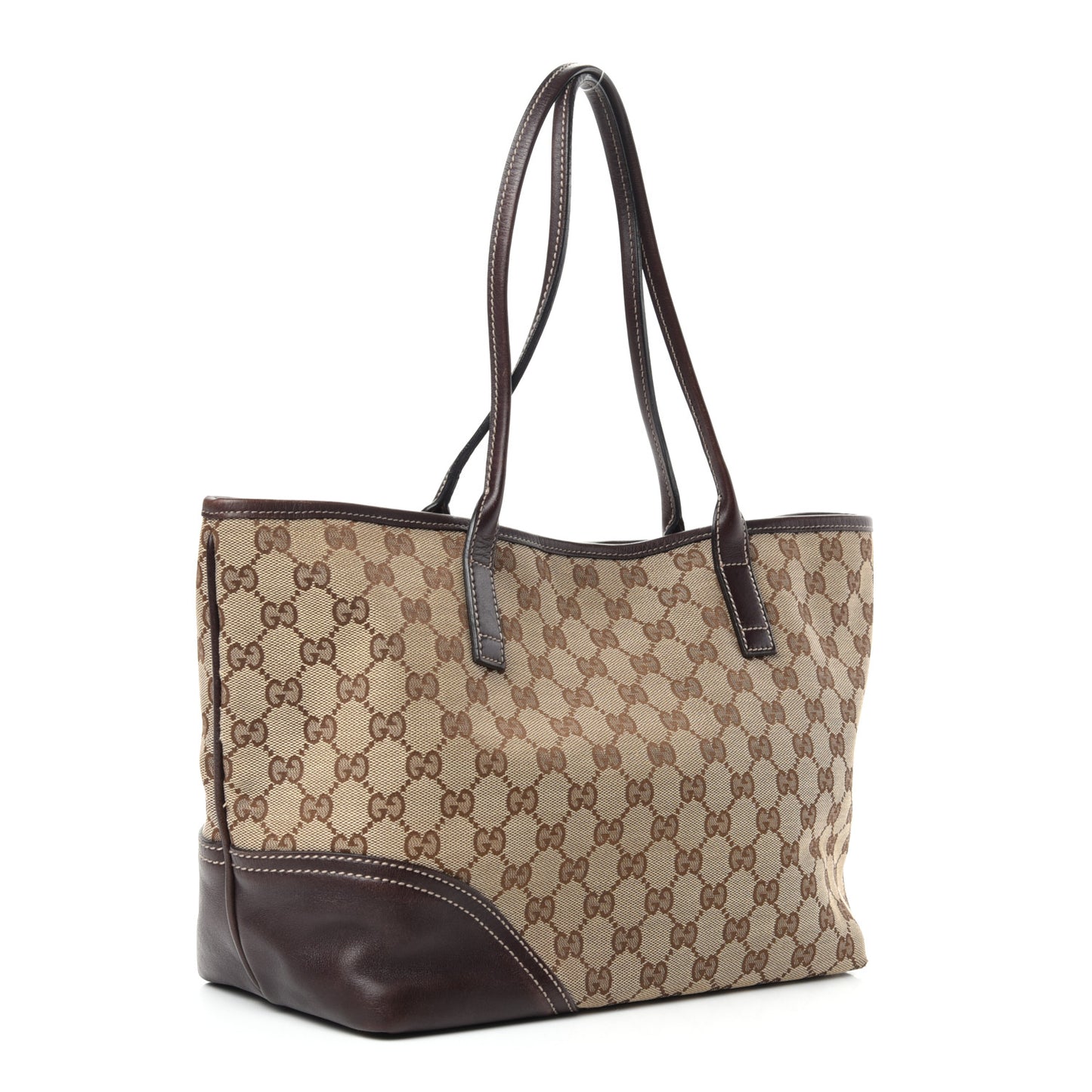Monogram Medium New Britt Tote Brown