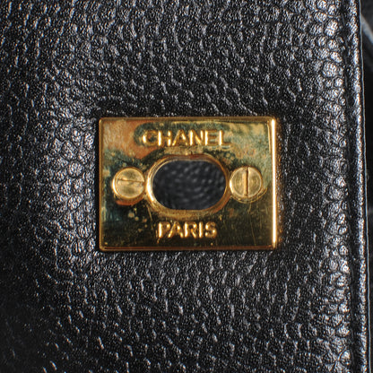 Chanel Caviar Quilted Flap Shoulder Bag Black 6 of 9