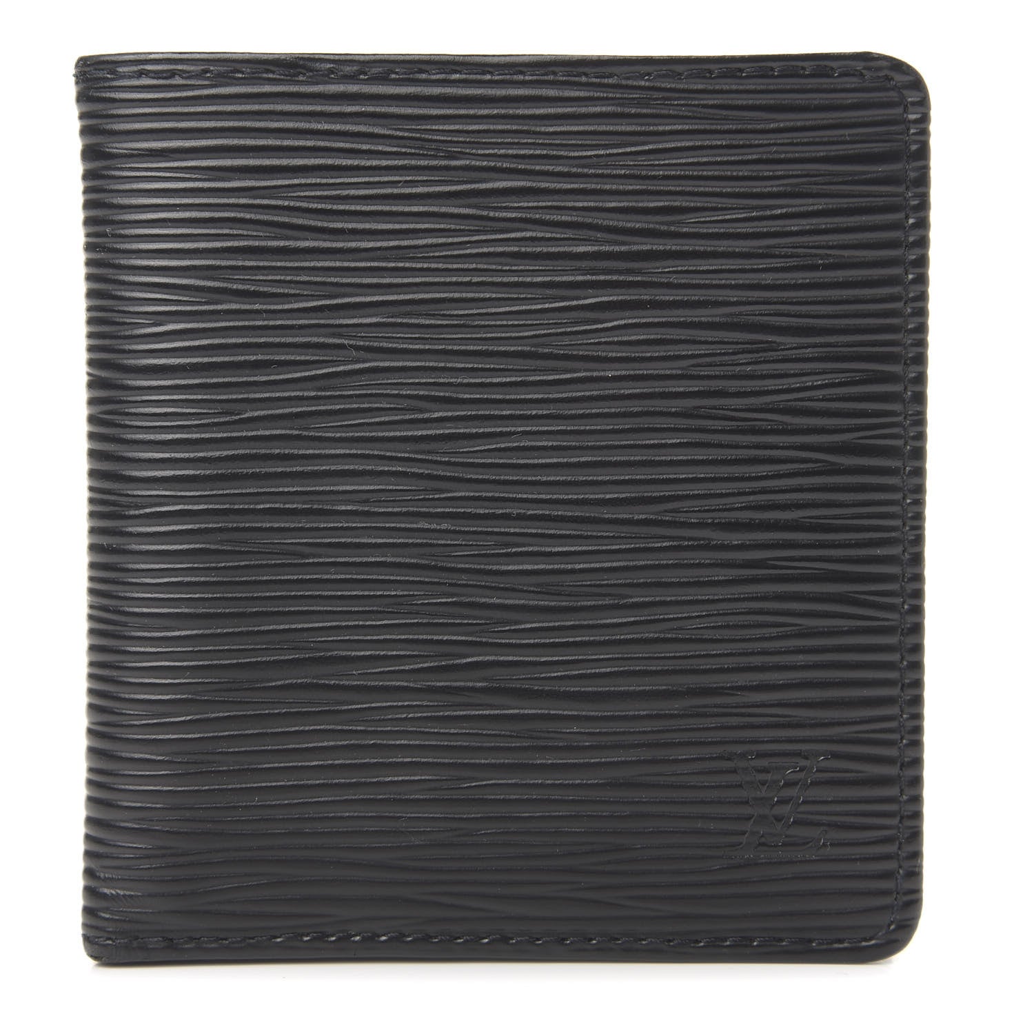 Louis Vuitton Epi 6 Card Billfold Wallet Black 1 of 6