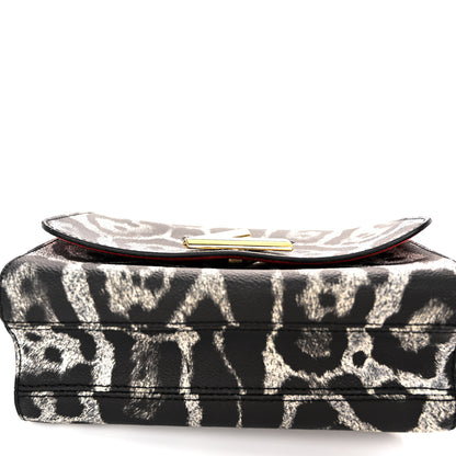 Louis Vuitton Calfskin Wild Animal Print Scarf Handle Twist Shoulder Bag MM 11 of 11