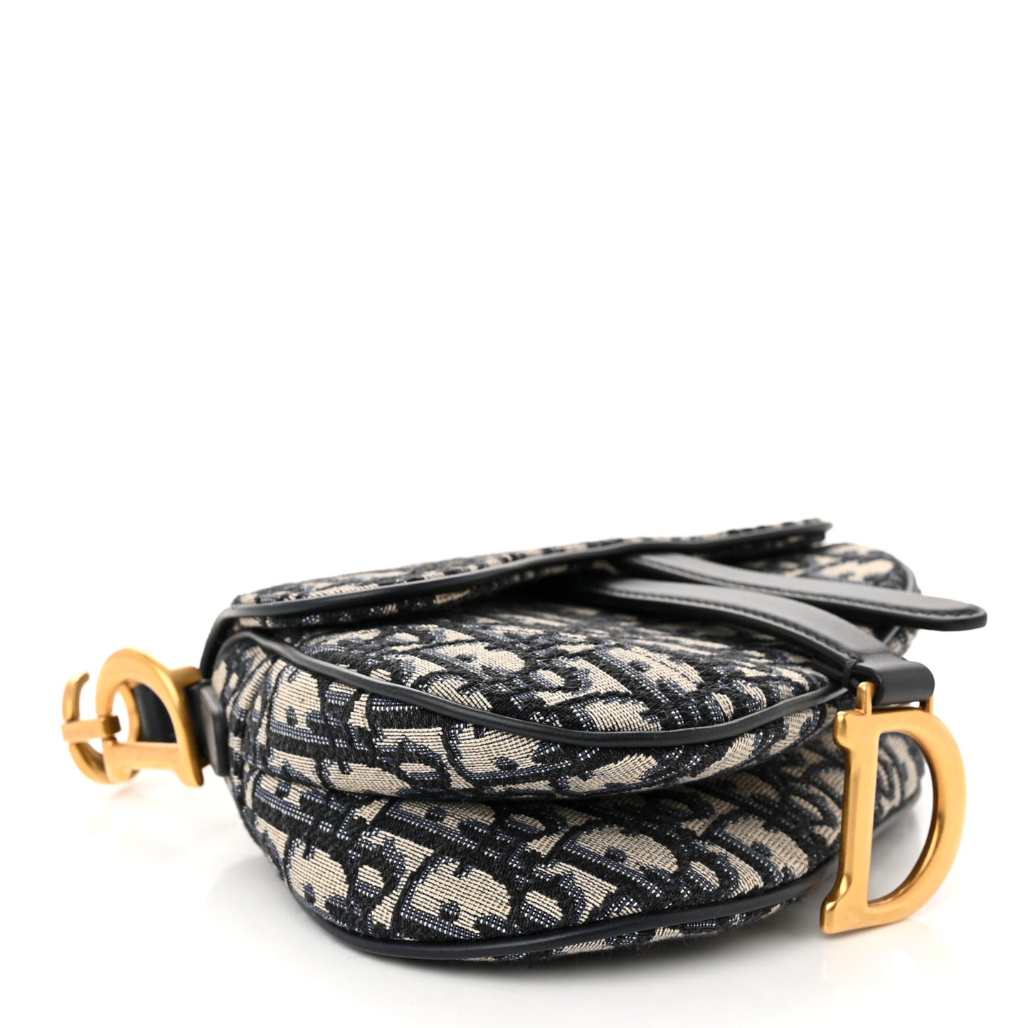 Oblique Mini Saddle Bag Blue