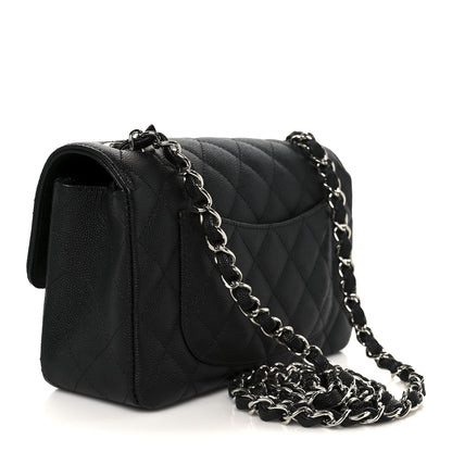 Chanel Caviar Quilted Mini Rectangular Flap Black 3 of 12
