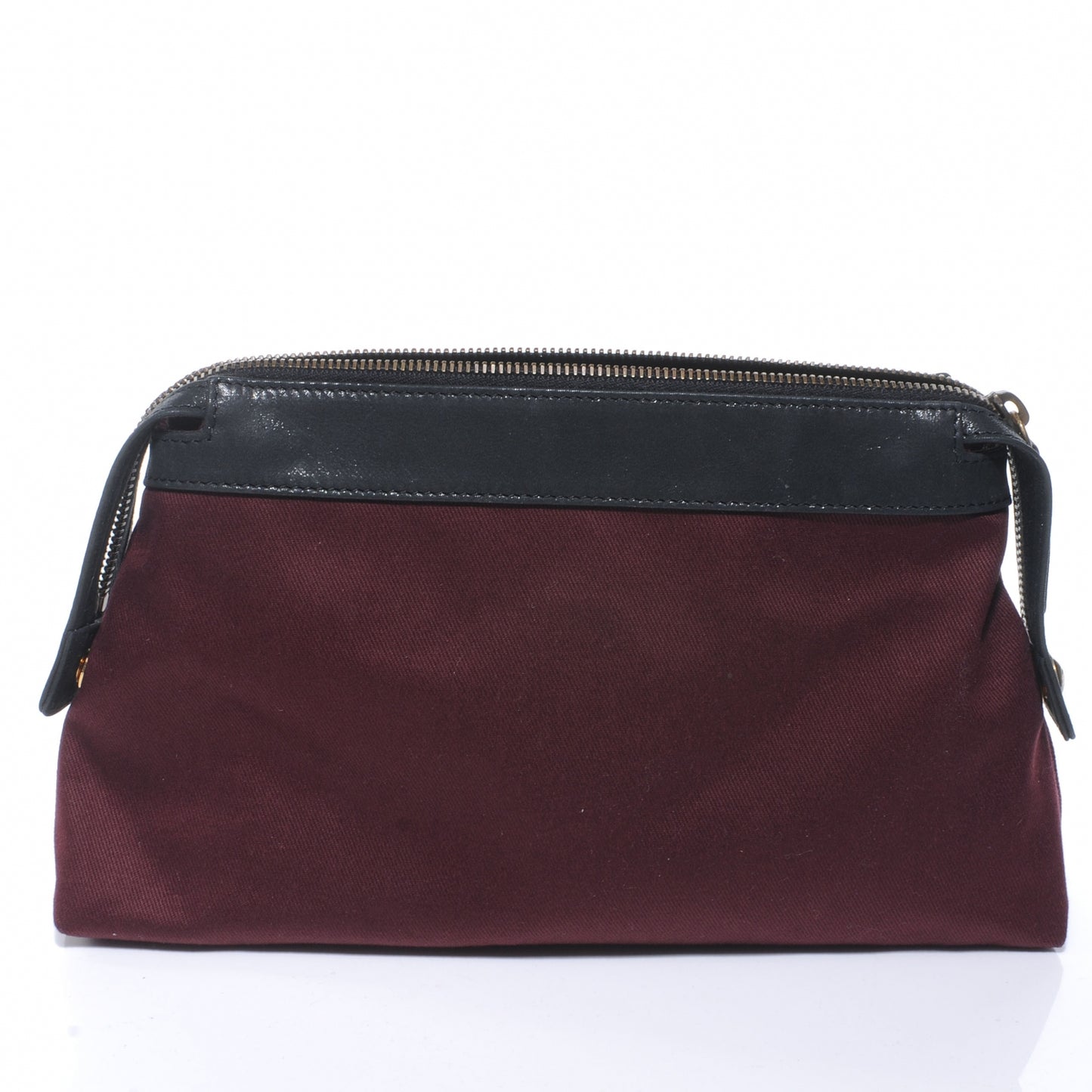 Iridescent Calfskin Surpique Chevron Small Tote Black