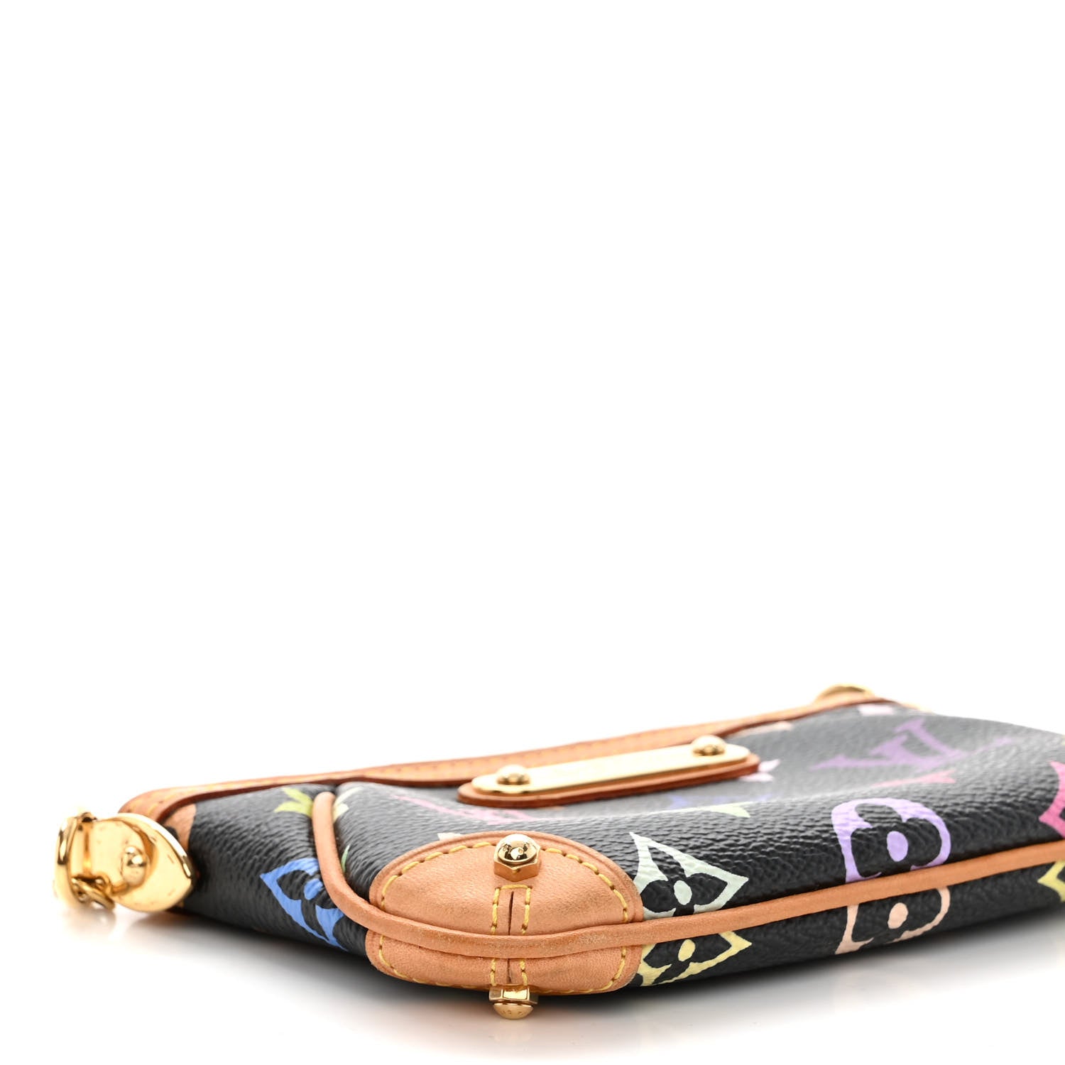 Louis Vuitton LOUIS VUITTON Monogram Multicolor Pochette Milla PM Black 7 of 8