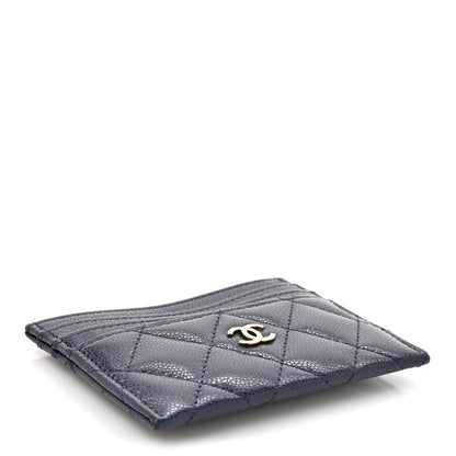 Chanel Caviar Quilted Multi Card Holder Navy 7 of 20