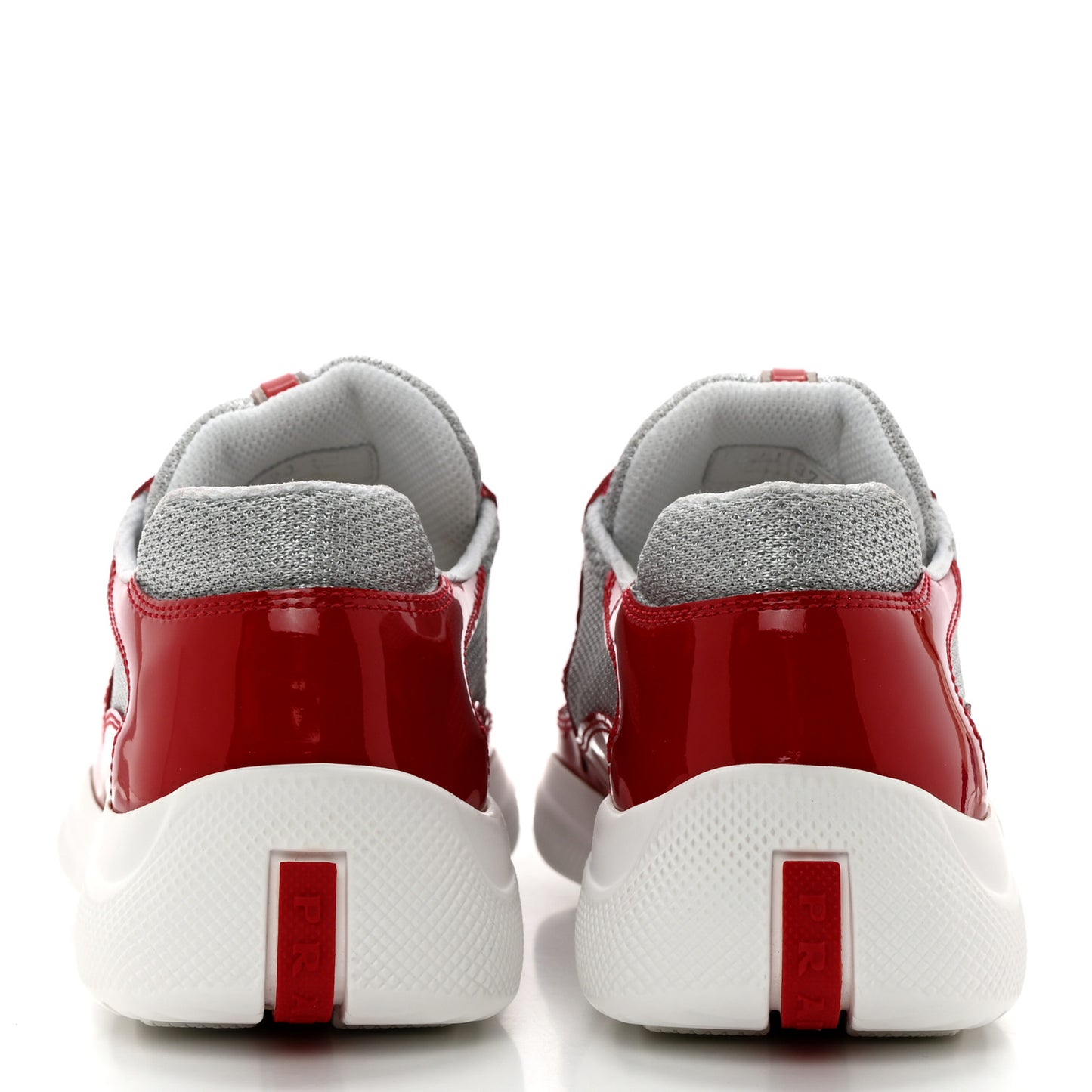 Patent America's Cup Patchwork Sneakers 37.5 Red