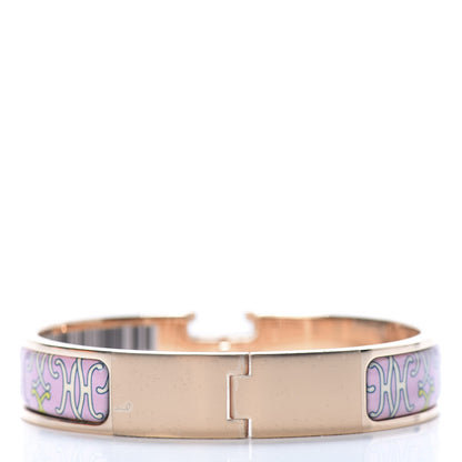 Hermes Enamel Narrow Print H Lift Clic Clac H Bracelet Color Patch 3 of 6