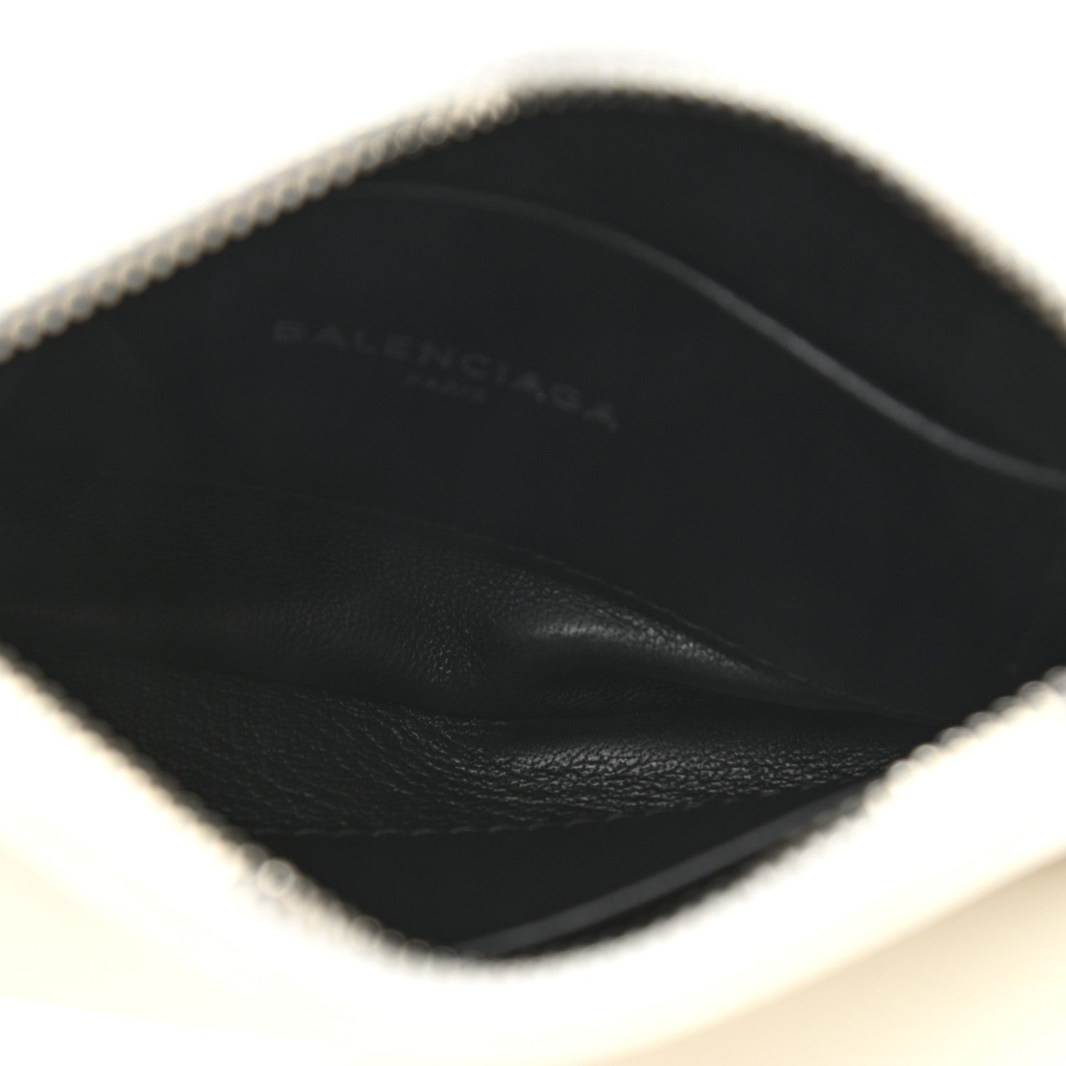 Balenciaga Calfskin XS Everyday Zip Coin Pouch White 5 of 7