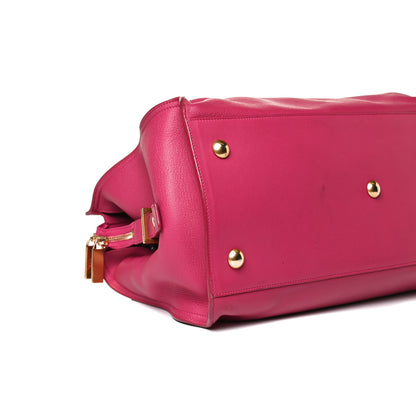 Saint Laurent Calfskin Medium Classic Y Cabas Fuchsia 18 of 34