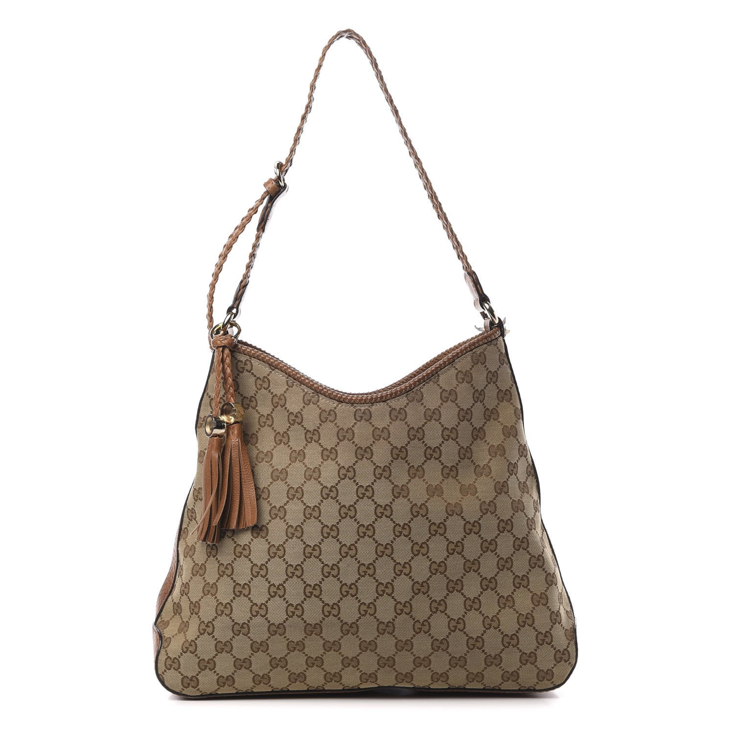 Gucci Monogram Medium Marrakech Hobo Camel 1 of 13