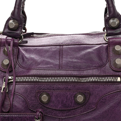 Balenciaga Agneau Giant 21 Silver Hardware Work Raisin 8 of 14