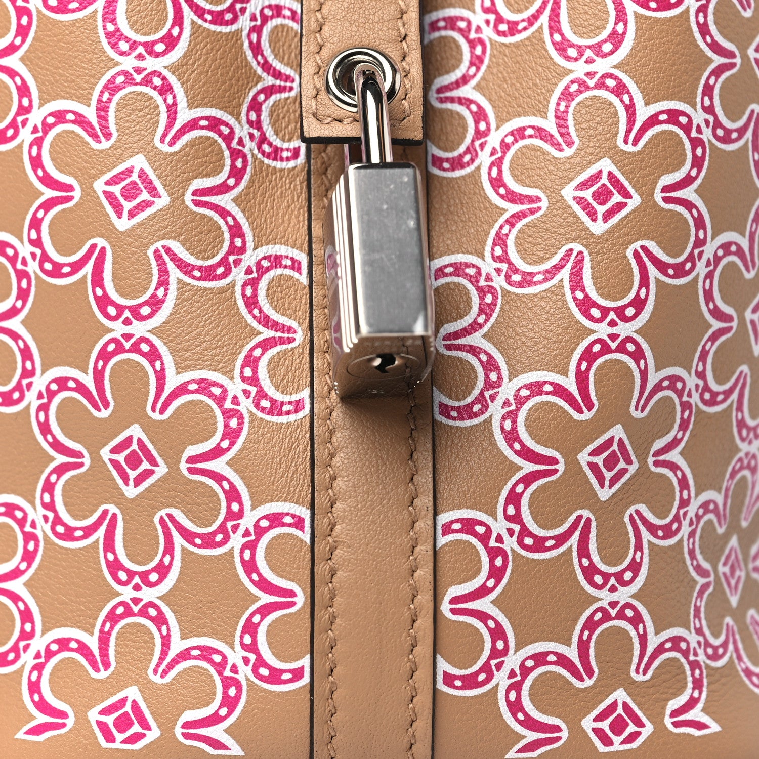 Hermes Swift Micro Lucky Daisy Picotin Lock Chai Rose White 8 of 10
