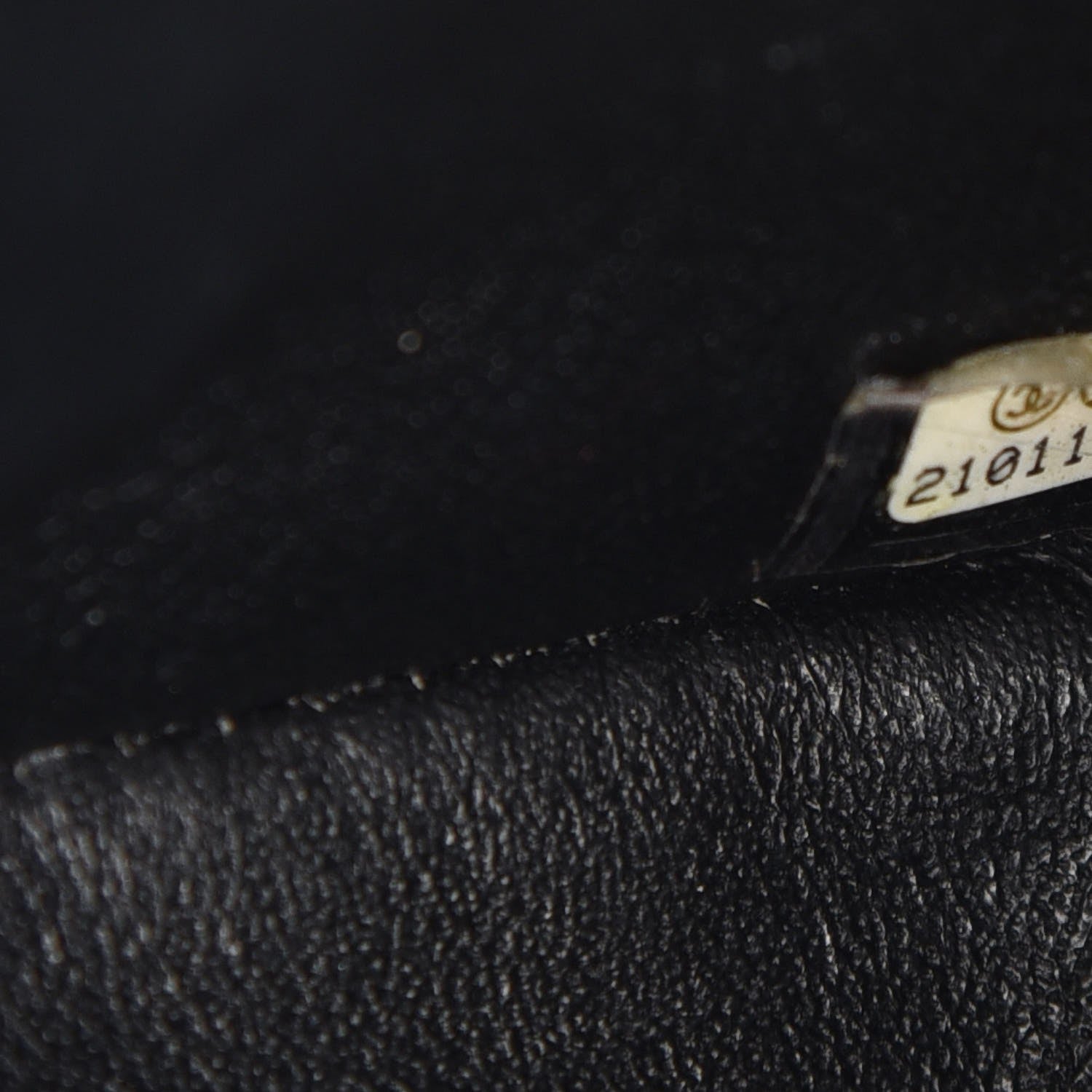 Chanel Lambskin Chevron Quilted Mini Square Flap Black 7 of 12