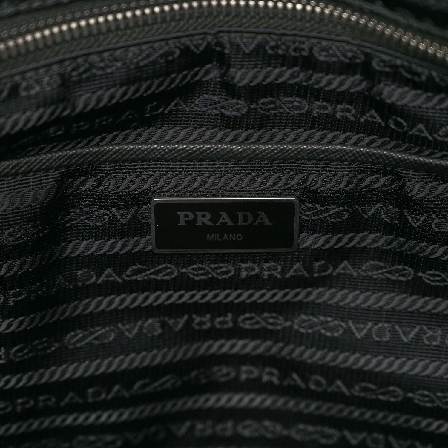 Prada Nylon Tessuto Impuntu Quilted Tote Black 7 of 9