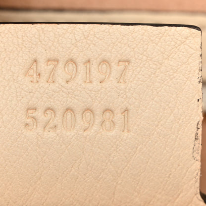 Gucci GG Supreme Monogram Medium Padlock Tote White 7 of 12