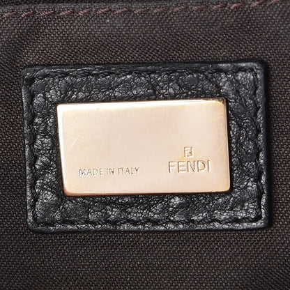 Fendi Crinkled Lambskin Mia Pochette Black 7 of 9