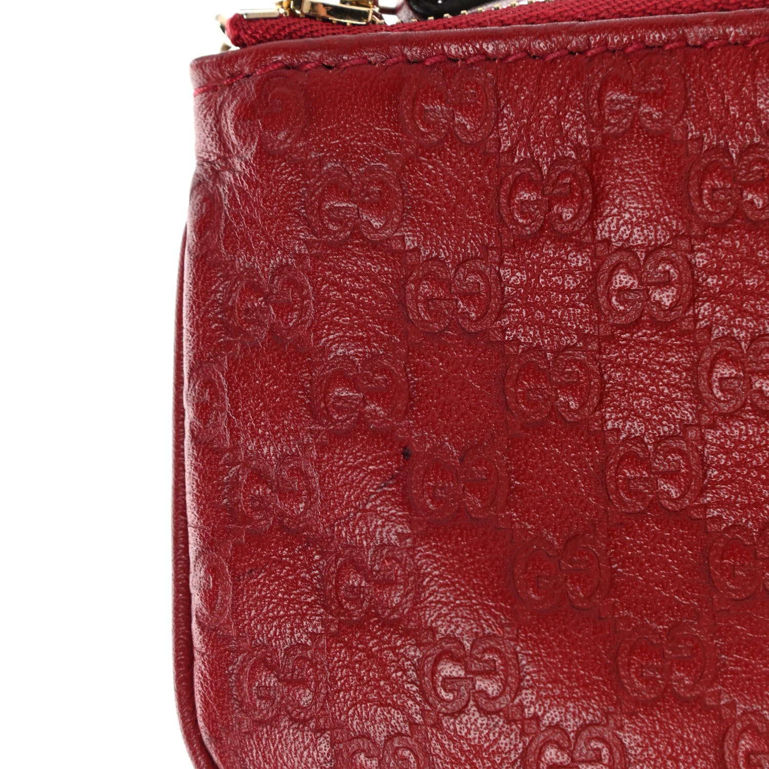 Gucci Microguccissima Key Case Hibiscus Red 8 of 9