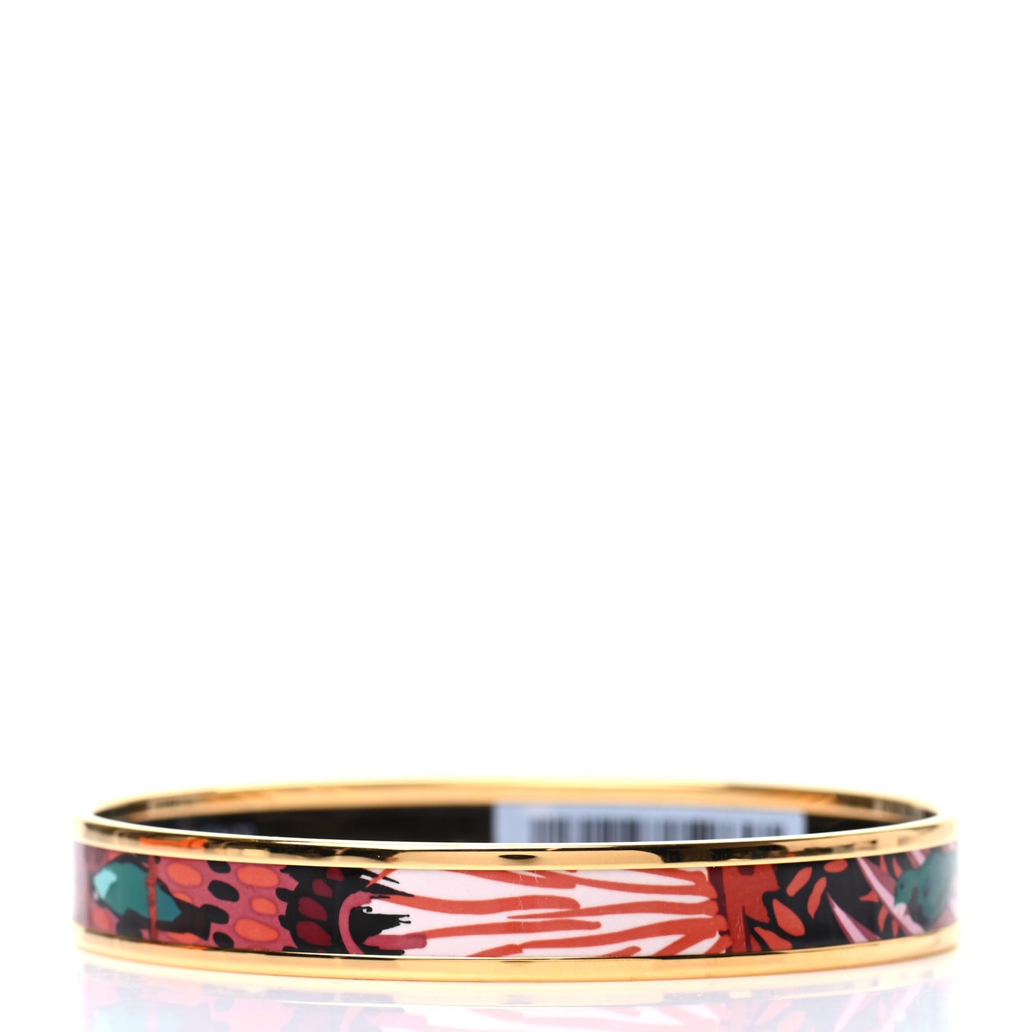 Enamel Printed Narrow Jungle Of Eden Bracelet 70 Rose Couture