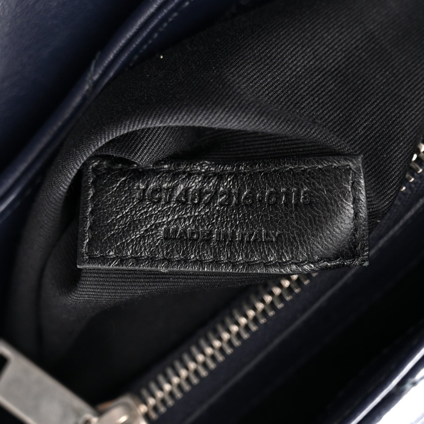 Calfskin Y Quilted Monogram Medium Loulou Chain Satchel Medium Blue